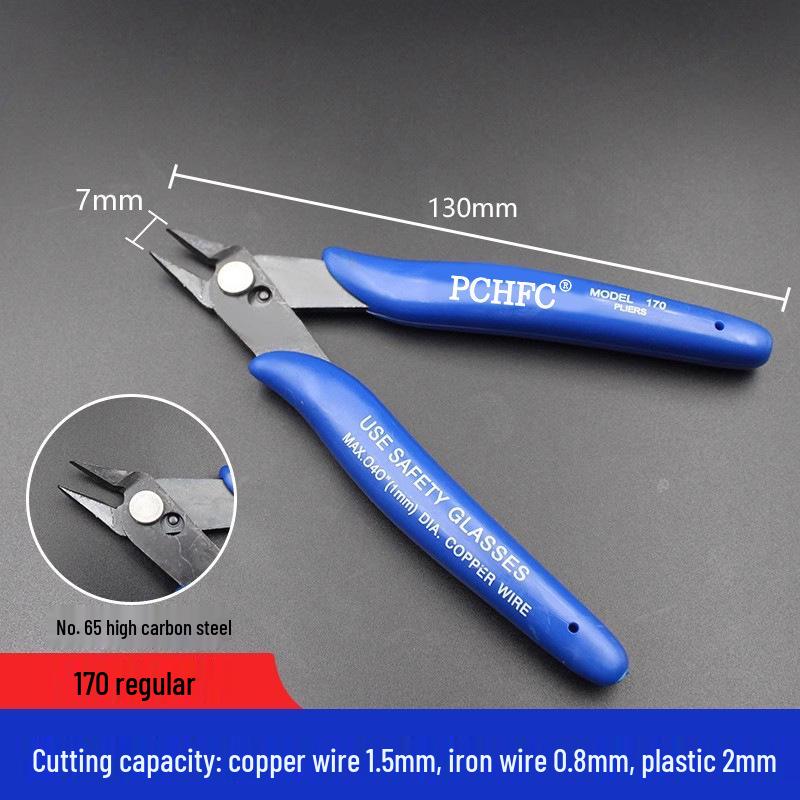 American II Diagonal Cutting Pliers: Sharp, Lightweight, Comfortable, Compact, & Ideal for Repairs