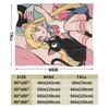 Sailor Moon Plush Blanket Boy Girl  Flannel Throw Blanket For Living Room Super Soft Custom Quality Bedspread Birthday Present