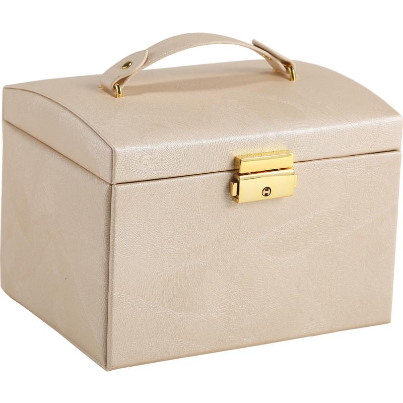 Jewelry Organizer Box With Lock For Rings Necklaces And Bracelets