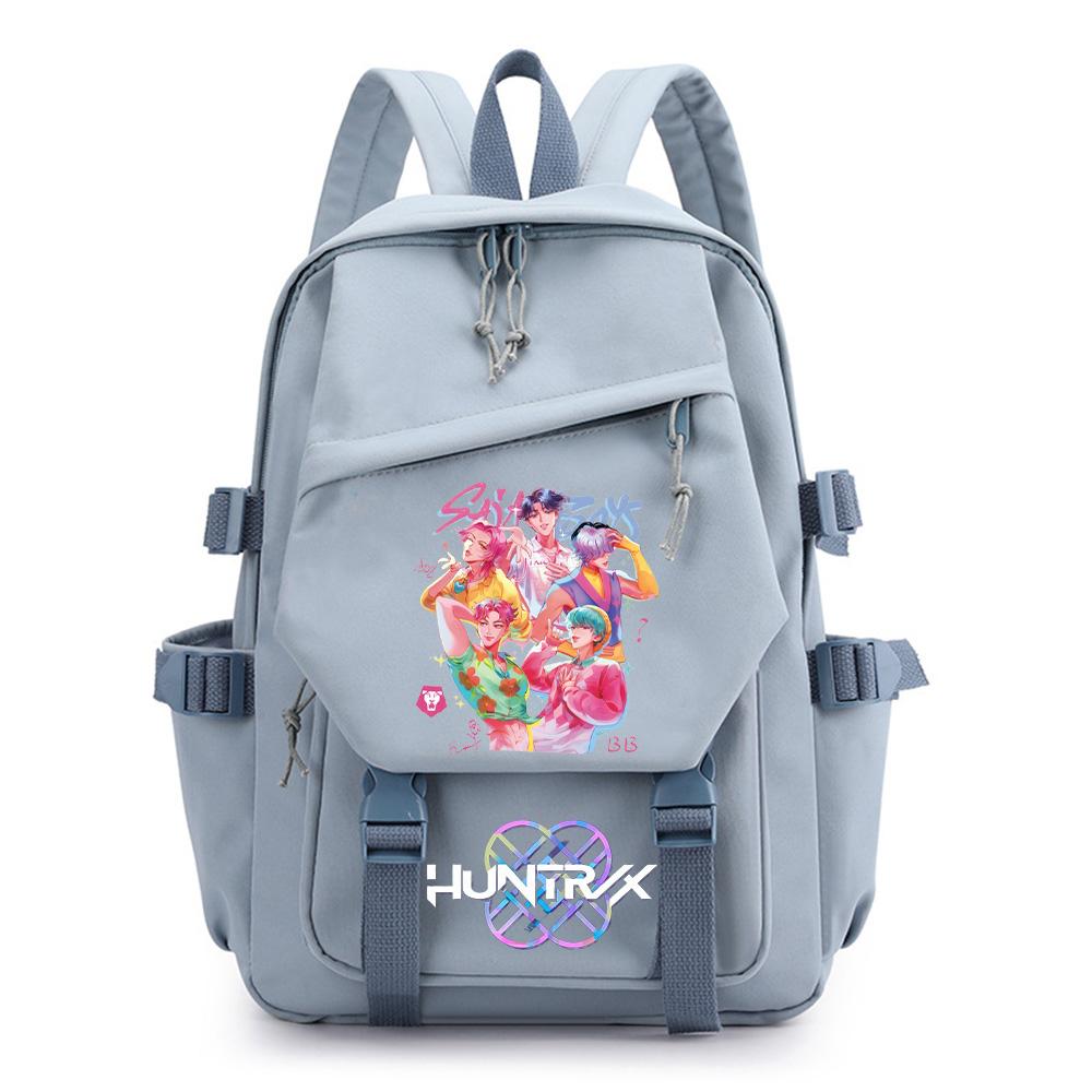 Anime K-Pop Printed Waterproof Backpack for Teen Boy Gril Schoolbag Children Student Women Large Capacity Travel Bag Kid Gift Mochila