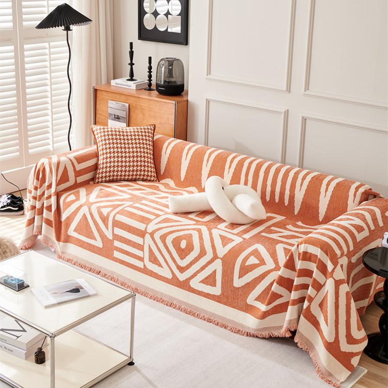 Anti-Scratching Sofa Cover Cloth a Whole Sofa Towel All-Inclusive Sofa Cover Dustproof Bohemian Retro Sofa Cushion