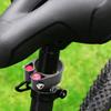 Bike Seatpost Clamp 3K Carbon Fiber Ultra Light Seat Tube Clip Bike Seat Post Clamp for MTB Mountain Bike Road Bike