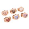 Alloy Ring Watch Elastic Strap Finger Watch Retro Heart Shape Rings Watch Jewelry