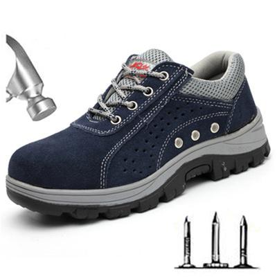 Módní prodyšné bezpečnostní boty s ocelovou špičkou proti rozmačkání a propíchnutí pracovní boty werksneakers zapatos de seguridad hombre H820