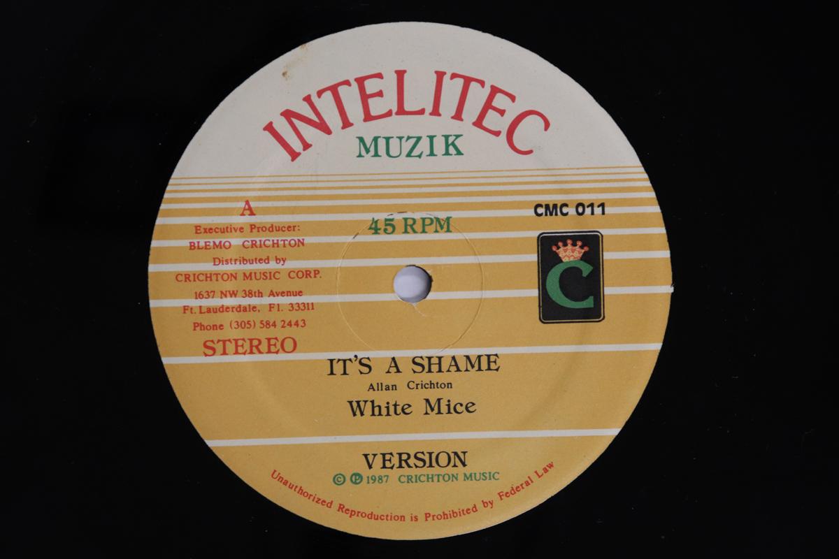 

12inch Record WHITE MICE Its A Shame Try A Thing CMC011 INTELITEC MUZIK 1987 US Reggae Ska Dub Used