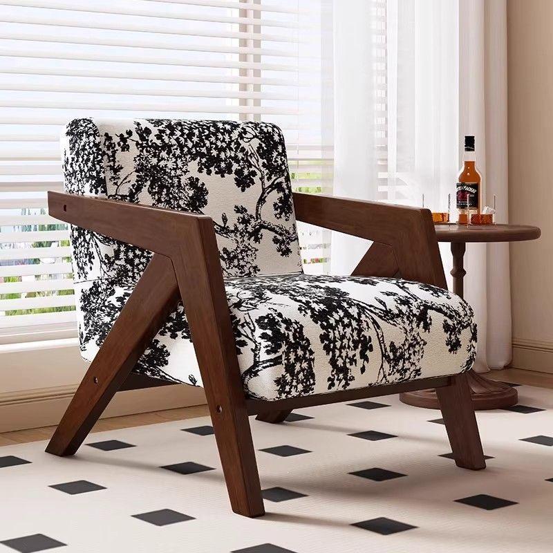 Modern Minimalist Luxury Single Sofa Chair for Living or Study Room