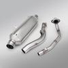 CRF300 Stainless Steel Exhaust System: Split Front & Rear Pipe Muffler Set