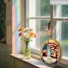 1pc 250th Anniversary Patriotic Wooden Hanging Sign - Round Statue of Liberty & American Flag Decor with Bald Eagle & Liberty Bell Accents for Porch