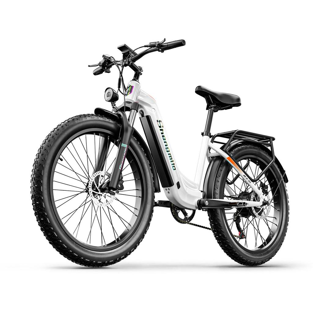 Shengmilo MX06 Electric Bike 48V 17.5AH Battery 1000W Motor 48V 17.5AH Battery 90KM Range Hydraulic Disc Brake 26*3.0 Inch Fat Tire E-Bike