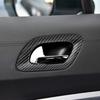 Auto Innen Türgriff Abdeckung Aufkleber für Peugeot 3008 2013 2014 2015 ABS Kohlefaser Verkleidung Aufkleber 4 Stück/Set Zubehör