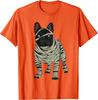 French Bulldog Mummy Halloween Costume Dog Lover Graphic Tee Breathable Cotton Casual T-Shirt