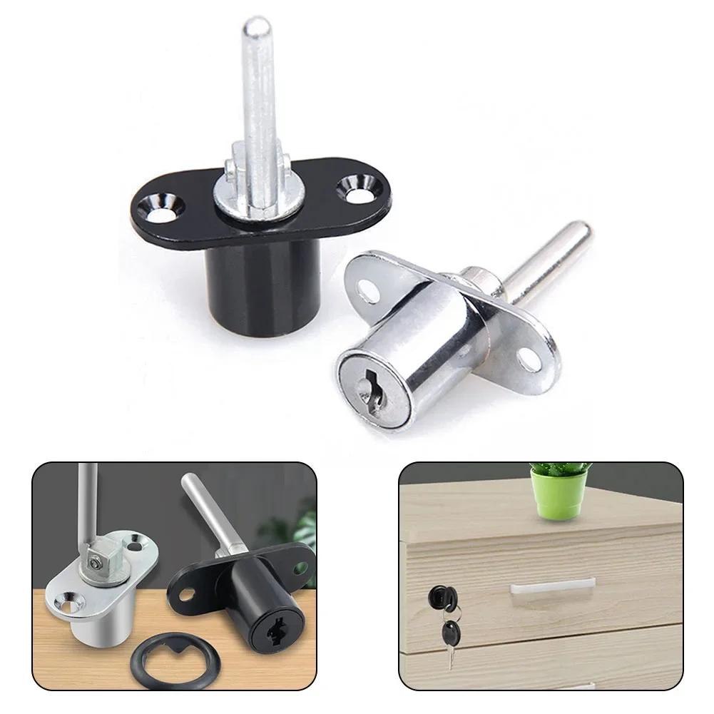 16/19mm Cylinder Locks Cabinet Mailbox Lock Furniture Desk Drawer Cupboard Box Lock With 2 Keys For Furniture Hardware