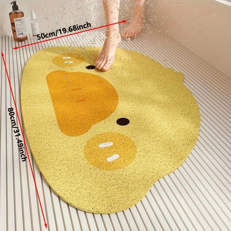 

Мультяшный коврик для ванной - Грязеотталкивающий, легко моющийся шелковый петлевой ворс для слива воды в туалете и душе. 40x60cm