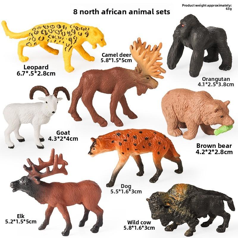 

Детский набор игрушек-животных с пластиковыми реалистичными домашними и дикими животными для развивающей игры North Africa Set Hyena