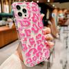 Rose Leopard Pattern Soft Clear Phone Case For iPhone 17 16 15 14 13 12 11 Pro Max XS X XR 15 16 Plus 17Air Cover