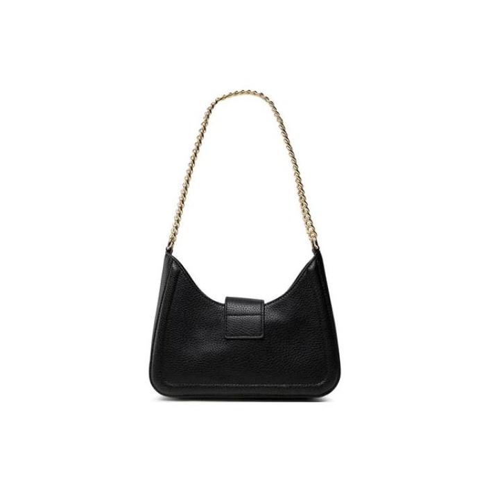 Versace Jeans Couture Chain Gold Buckle Elegant Leather Underarm Shoulder Crossbody Bag Women bags Black 71VA4BF5-71578-899