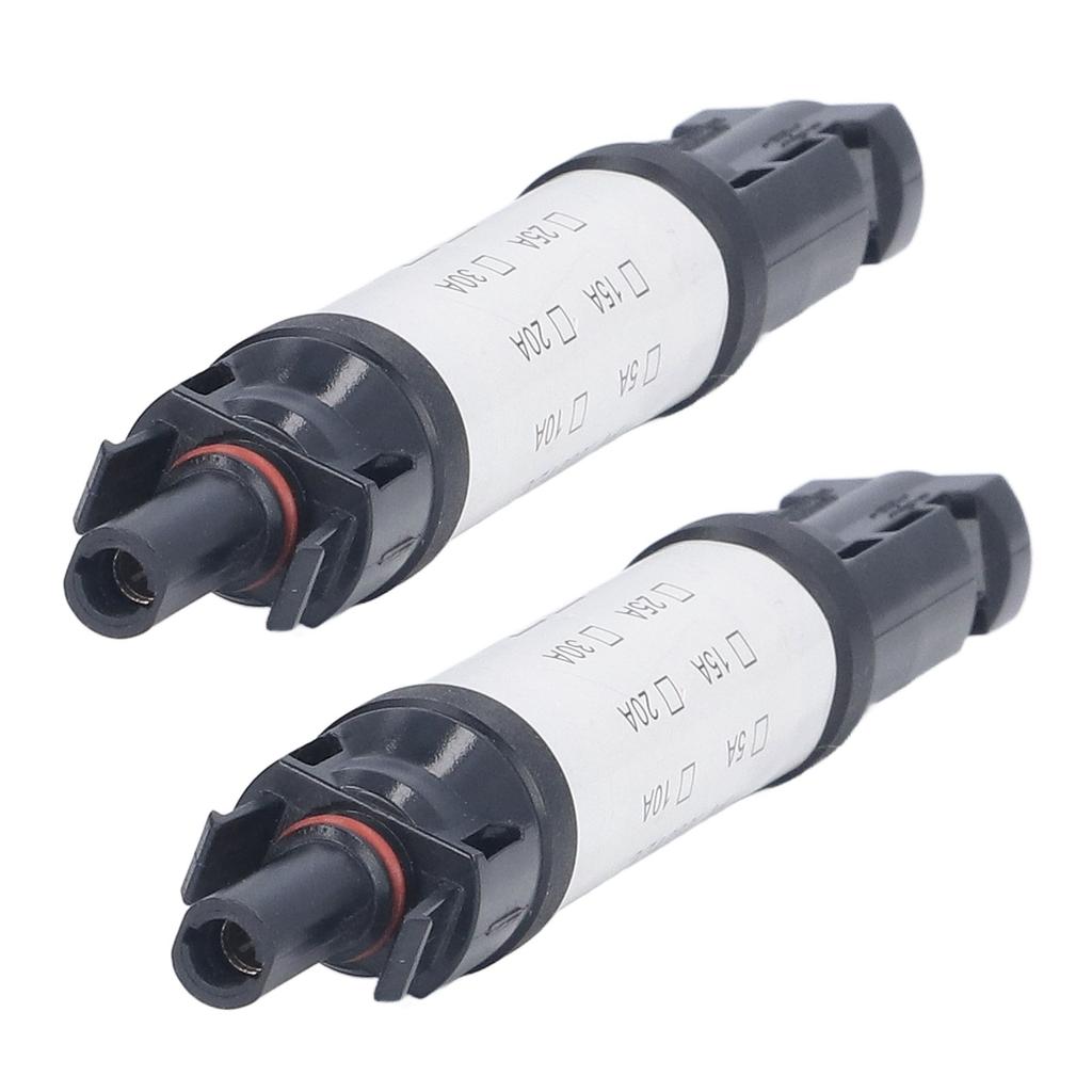 Set 2 Seturi Conectori PV Solari IP68 Impermeabil Anti UV 1000V Solar Conector cu Siguranță Încorporată pentru Solar