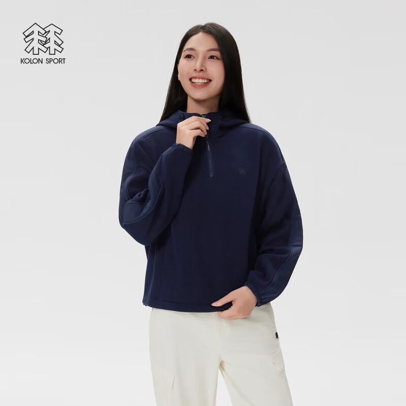 KOLON SPORT Women s Hooded Color-Block Sweatshirt XS