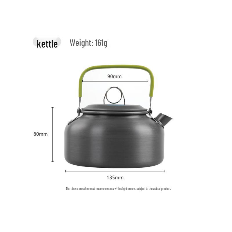 Hanlu Outdoor Camping Cookware and Teapot Set