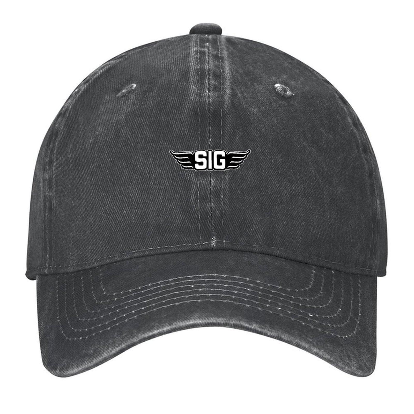 

2026 Bestselling SIG Logo Baseball Cap Fashion Beach Anime Hat Man For The Sun Uv Protection Solar Hat For Men Women s