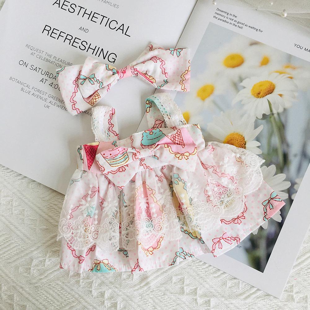 Medium 30cm Handmade Doll Clothes for Jointed Bear - S Size Belle Lulu Outfit Gift for Girls