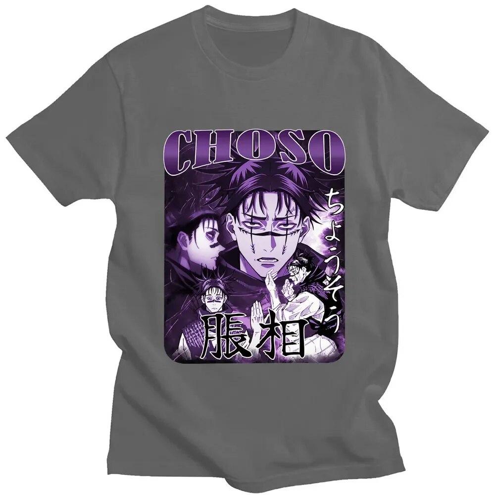 Jujutsu Kaisen Loose casual Unisexga graphic T-shirt Unisex FeUnisex Harajuku Fashion cotton T-shirt Cool street clothing oversized
