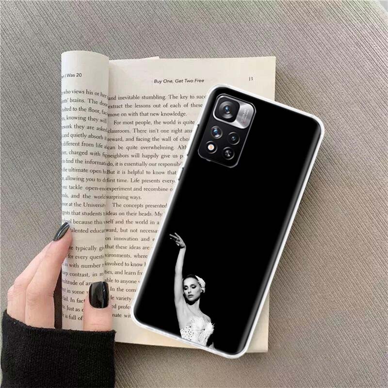 Ballerina Ballett Tanz Mädchen Handyhülle Für Redmi Note 13 12 Pro Plus 14 15 Pro 5G 11 11T 11E 11S 10 Pro 10S 9 9S Hülle Handy Klar