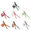 Handcraft PU Leather Braided Keychain Featuring Basketball and Tennis Designs Ideal for Bag Charm or Christmas Gift
