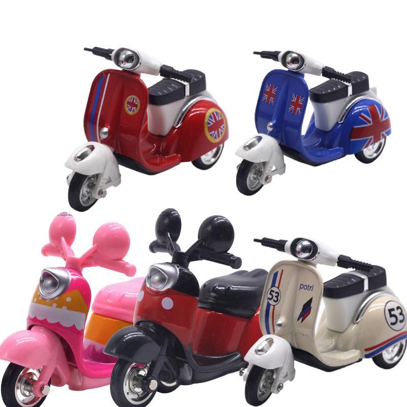 Alloy Lady Motorcycle Sheep Model Display Box 143 Scale, Powerful Return Function, Multi-functional, 107*4cm