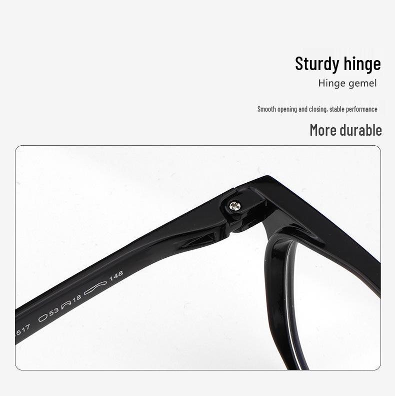 Women's TR90 Youth Glasses: Square/Round Frames, Face-Enhancing Design, Compatible with Prescription Lenses
