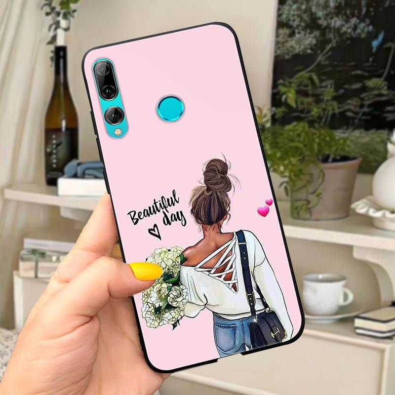 Case For Huawei P Smart Plus 2019 Cover Soft TPU Silicone Back Cover For Huawei PSmart Plus 2019 Phone Cases POT-LX1T Cute Funda