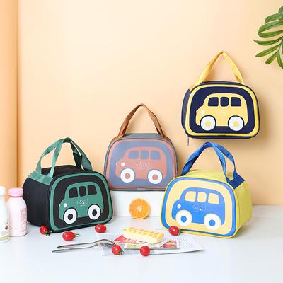 Cartoon Child Bag Insulated Lunch Box Simple Lunch Bag Thick Waterproof Classic Handbag Comfort Large Capacity Boy Lunch Box Bag