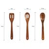 1Pc Wooden Spoons for Cooking, Non-Stick Wooden Cooking Utensils, Heat Resistant Wooden Cooking Utensils for Cooking, Serving and Mixing