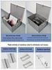 Multifunctional Stainless Steel Lockable Hardware Toolbox