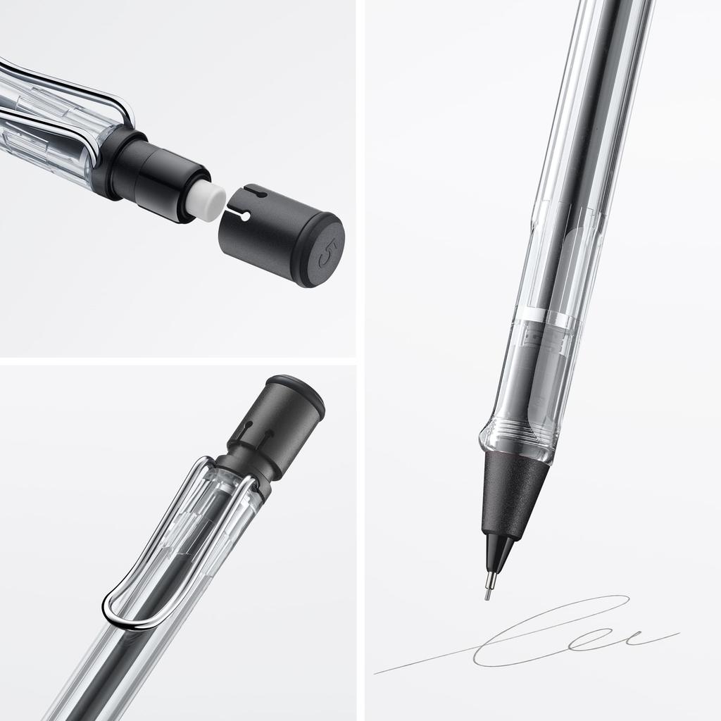Lamy Ołówek mechaniczny Safari Vista Ołówek mechaniczny z ergonomicznym uchwytem Trwały korpus z tworzywa ASA Idealny do pisania i rysowania LAMY M 41 Cienki