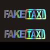 Universal FAKE TAXI Car Auto Sticker Decal Emblem Self Adhesive Vinyl For Car Funny Car Sticker