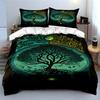 Tree of Life Design Bedding Set Bedding Set (1 Duvet Cover, 2 Pillowcases, Duvet Not Included)