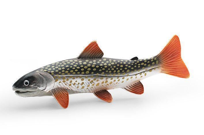 

[Nekogamiyama] Iwana (char), river fish, mountain stream fish, figurine, model, miniature, ornament, interior decoration, collector s model