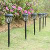 Tomshine Outdoor Solar Pathway Lights 6pack LEDs Lawn Lamp IP44 Waterresistant DusktoDawn