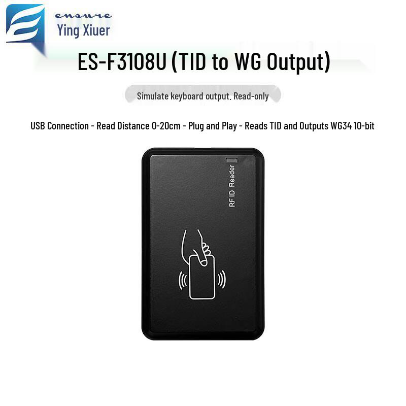 

Yingxiuer UHF RFID USB Desktop Reader CN plug (adapter included)