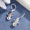 TikTok new Christmas pendant girl, snowman Christmas wind, cream sweet girl wind earrings