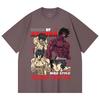 230 Gsm 100% Cotton Baki V5 Ohma Print Unisex Heavy Cotton T Shirt