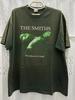 Maglietta a maniche corte verde militare The Queen Is Dead della band The Smiths NH10664