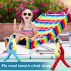4Pcs Plastic Beach Towels Clips Cute Parrot Chair Towel Clamps Large Drying Racks Retaining Clip for Beach Chair Towel Blankets