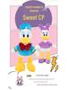 Premium Donald & Daisy Duck Rabbit Fur Plush Toy Set