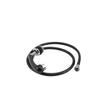 Shampoo Bowl Faucet Set Alloy Polished Finish Shampoo Basin Faucet Sprayer with 46.1in Flexible Hose