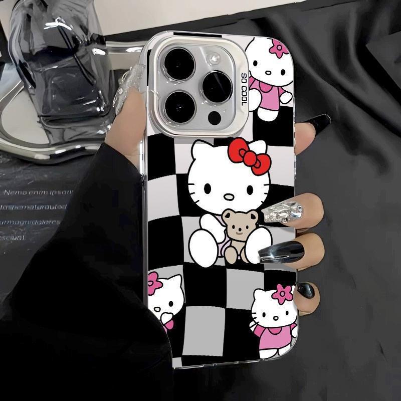 Explosive TEMU/Xiyin/TikTok Sanlio TK cat Hello Kitty for Apple 16 mobile phone case