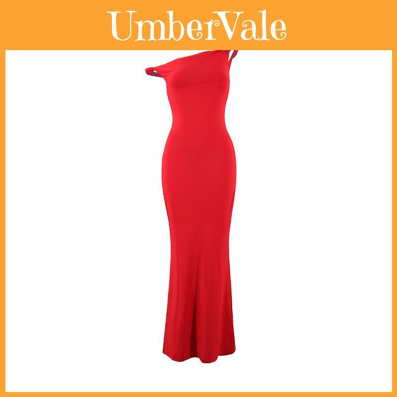 Sexy Elegant Off Shoulder Bodycon Dress With Handcrafted Splicing For Evening And Party Wear