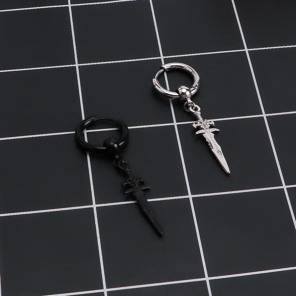 Cross For Women Stainless Steel Korean Stud Earrings Ear Cuff Clip On Earrings Men Ear Clips