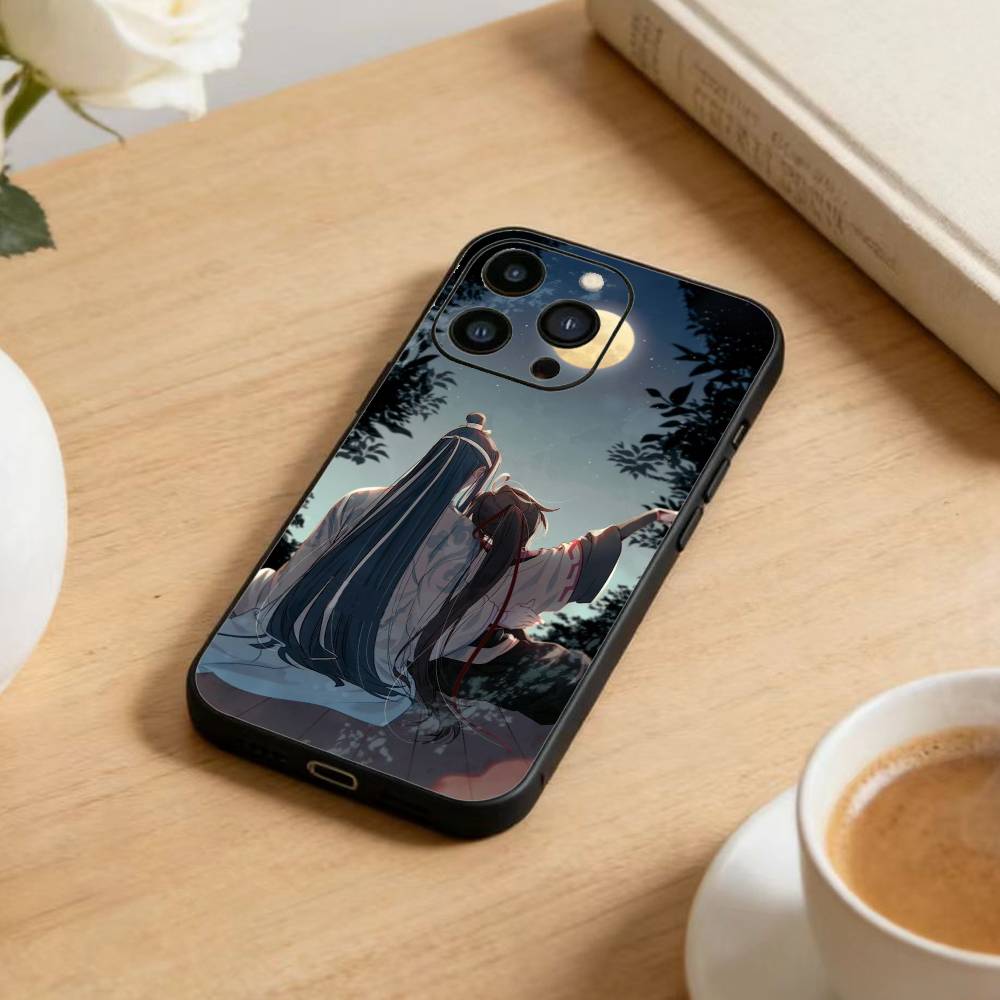 Grandmaster U-Demonic Cultivation Phone Case For iPhone17,16,15,14,13,12 Plus,Max Soft Silicone Black Cover